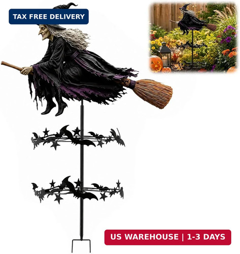 Enchanted witch garden wind - witch,