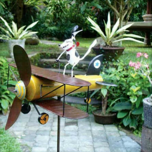 New aviator spike whirligig - new,