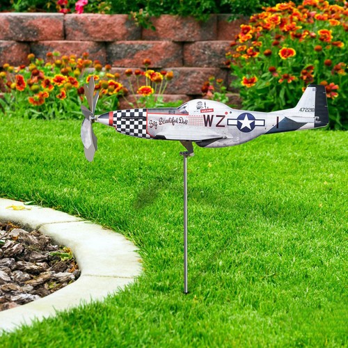 Metal airplane decoration - airplane,