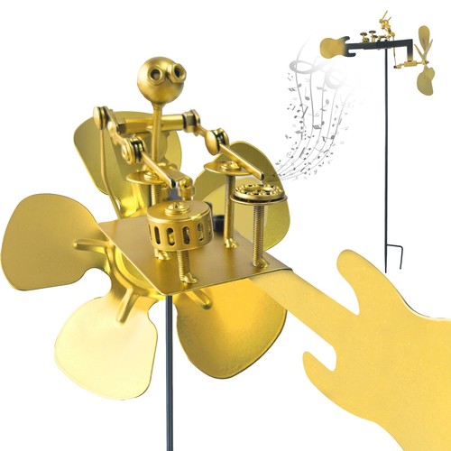 Handmade metal drummer - metal,